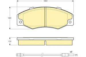 Тормозные колодки для моделей: RENAULT (21, 21,21,21)