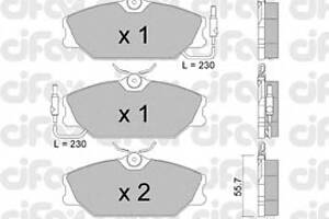 Тормозные колодки для моделей: RENAULT (25)