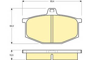 Тормозные колодки для моделей: RENAULT (4, 4,5,5)