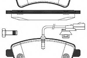 Тормозные колодки для моделей: RENAULT (KANGOO, KANGOO,KANGOO)