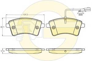 Тормозные колодки для моделей: RENAULT (KANGOO, KANGOO,KANGOO)