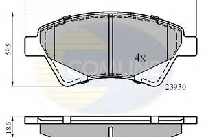 Тормозные колодки для моделей: RENAULT (KANGOO, KANGOO,MEGANE,SCENIC,MEGANE,MEGANE,MEGANE,GRAND-SCENIC)