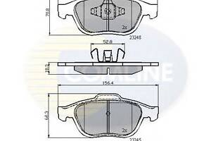 Тормозные колодки для моделей: RENAULT (LAGUNA, LAGUNA,VEL,ESPACE)