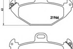 Колодки гальмівні для моделей: RENAULT (LAGUNA, LAGUNA)