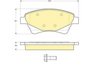 Тормозные колодки для моделей: RENAULT (MEGANE, SCENIC,MEGANE,GRAND-SCENIC)