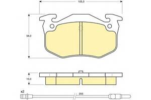 Тормозные колодки для моделей: RENAULT (SAFRANE)