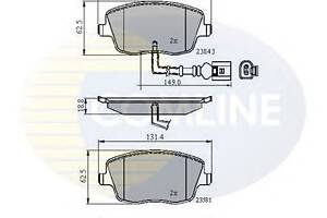 Колодки гальмівні для моделей: SEAT