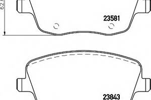 Колодки гальмівні для моделей: SEAT (CORDOBA, CORDOBA, IBIZA, CORDOBA), SKODA (ROOMSTER, FABIA, FABIA, ROOMSTER), VOLKSWAGEN