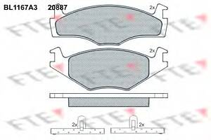 Тормозные колодки для моделей: SEAT (CORDOBA, IBIZA), VOLKSWAGEN (JETTA,SANTANA,SCIROCCO,SCIROCCO,PASSAT,PASSAT,PASSAT,