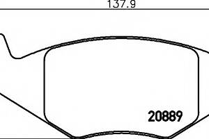 Колодки гальмівні для моделей: SEAT (CORDOBA, IBIZA), VOLKSWAGEN (POLO, POLO, GOLF, JETTA, POLO)