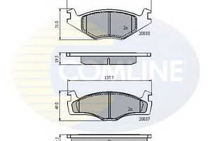 Гальмівні колодки для моделей:SEAT