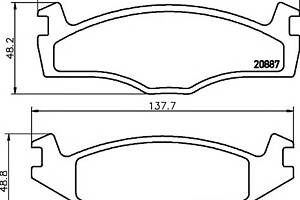 Гальмівні колодки для моделей:SEAT