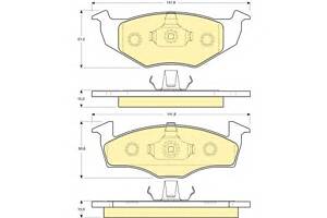 Тормозные колодки для моделей: SEAT (CORDOBA, TOLEDO,IBIZA,CORDOBA,CORDOBA,CORDOBA,IBIZA), VOLKSWAGEN (GOLF,GOLF,POLO,P