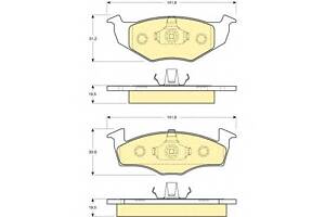 Тормозные колодки для моделей: SEAT (CORDOBA, TOLEDO,IBIZA,CORDOBA,CORDOBA,CORDOBA,IBIZA), VOLKSWAGEN (GOLF,GOLF,POLO,P