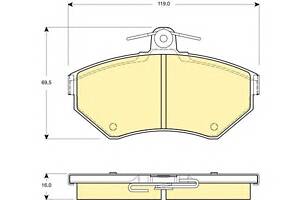 Колодки гальмівні для моделей: SEAT (CORDOBA, TOLEDO, IBIZA, INCA, AROSA, CORDOBA, CORDOBA, CORDOBA, IBIZA), VOLKSWAGEN (PASSA