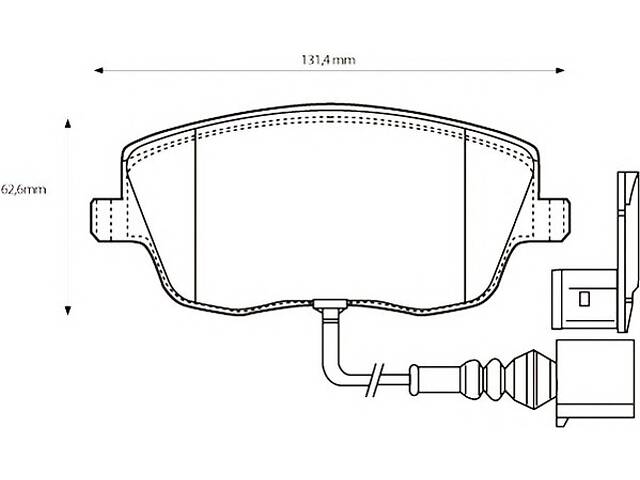 Колодки гальмівні для моделей: SEAT (IBIZA, CORDOBA), SKODA (FABIA,FABIA,FABIA,FABIA,ROOMSTER,FABIA,FABIA,ROOMSTER), VO