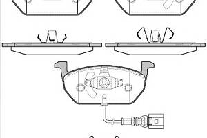 Тормозные колодки для моделей: SEAT (LEON, LEON,LEON), SKODA (OCTAVIA,OCTAVIA), VOLKSWAGEN (GOLF,GOLF,GOLF)