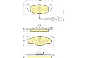 Тормозные колодки для моделей: SKODA (FABIA, FABIA,FABIA,FABIA,FABIA,FABIA), VOLKSWAGEN (POLO)