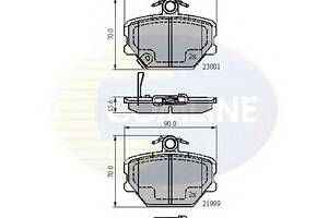 Тормозные колодки для моделей: SMART (CABRIO, CITY-COUPE,CROSSBLADE,ROADSTER,ROADSTER,FORTWO,FORTWO,FORTWO,FORTWO)