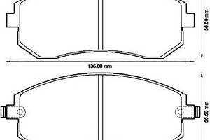 Тормозные колодки для моделей: SUBARU (FORESTER, IMPREZA,IMPREZA,FORESTER,OUTBACK,LEGACY,LEGACY,IMPREZA,IMPREZA,FORESTE