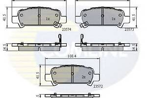 Тормозные колодки для моделей: SUBARU (IMPREZA, IMPREZA,FORESTER,IMPREZA,LEGACY,LEGACY,IMPREZA,IMPREZA,OUTBACK,FORESTER