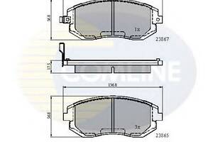 Тормозные колодки для моделей: SUBARU (IMPREZA, IMPREZA,FORESTER,OUTBACK,LEGACY,LEGACY,IMPREZA,FORESTER,OUTBACK,LEGACY,