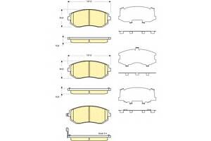 Тормозные колодки для моделей: SUBARU (IMPREZA, IMPREZA,FORESTER,OUTBACK,LEGACY,LEGACY,IMPREZA,IMPREZA,FORESTER,OUTBACK