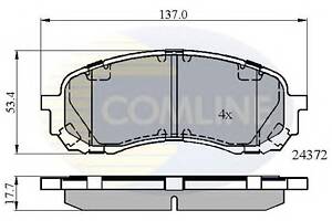 Гальмівні колодки для моделей: SUBARU (IMPREZA, IMPREZA)