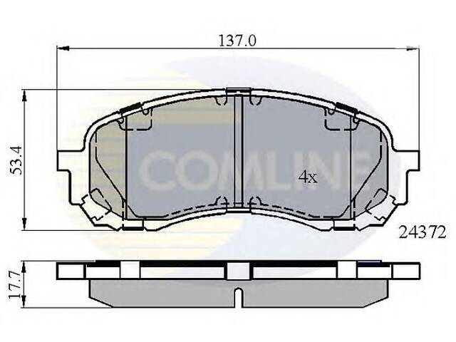 Тормозные колодки для моделей: SUBARU (IMPREZA, IMPREZA)