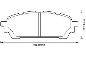 Тормозные колодки для моделей: SUBARU (IMPREZA, IMPREZA)