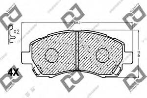 Колодки гальмові для моделей:SUBARU (LEGACY,IMPREZA,IMPREZA,IMPREZA,LEGACY,LEGACY,LEGACY)