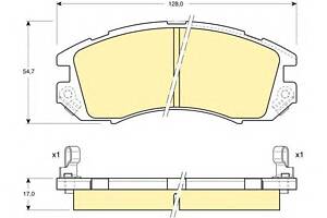 Тормозные колодки для моделей: SUBARU (LEGACY, LEGACY,LEGACY,IMPREZA,IMPREZA,IMPREZA,LEGACY,LEGACY)