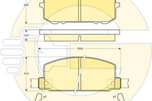 Тормозные колодки для моделей: SUBARU (LEONE, LEONE,LEONE)