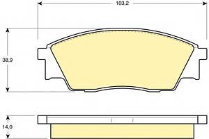 Тормозные колодки для моделей: SUBARU (REX, REX)