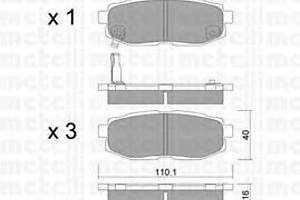 Тормозные колодки для моделей: SUBARU (TRIBECA, BRZ), TOYOTA (GT)