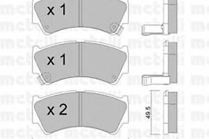 Тормозные колодки для моделей: SUZUKI (BALENO, BALENO,BALENO)