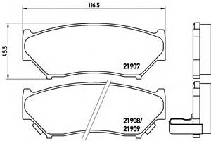 Колодки гальмівні для моделей:SUZUKI (JIMNY,GRAND-VITARA)