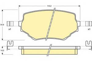 Колодки гальмові для моделей:SUZUKI (VITARA,VITARA,GRAND-VITARA,VITARA,VITARA)
