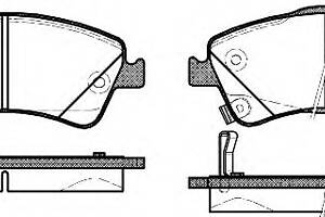 Гальмівні колодки для моделей: TOYOTA (AURIS, COROLLA, AVENSIS, AVENSIS, VERSO, AURIS, AURIS)