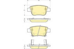 Тормозные колодки для моделей: TOYOTA (AVENSIS, AVENSIS,AVENSIS,COROLLA,AVENSIS,AVENSIS,AVENSIS,COROLLA)