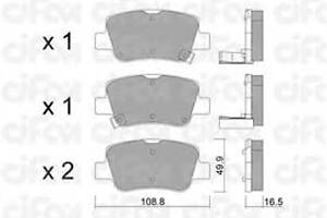 Гальмівні колодки для моделей: TOYOTA (AVENSIS, AVENSIS)