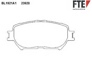 Тормозные колодки для моделей: TOYOTA (CAMRY)