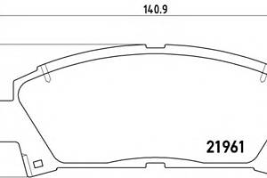 Тормозные колодки для моделей: TOYOTA (CARINA, CARINA,AVENSIS,AVENSIS,AVENSIS,MR,COROLLA)