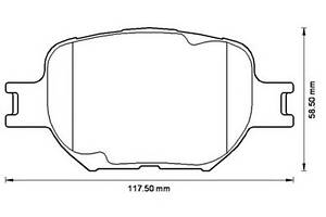 Тормозные колодки для моделей: TOYOTA (CELICA, COROLLA,COROLLA,COROLLA,COROLLA,ALLION,MATRIX)