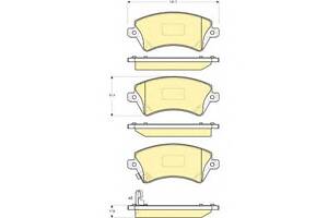 Тормозные колодки для моделей: TOYOTA (COROLLA, COROLLA,COROLLA,COROLLA,COROLLA)