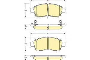 Тормозные колодки для моделей: TOYOTA (COROLLA, COROLLA,COROLLA,COROLLA)