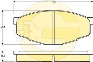 Тормозные колодки для моделей: TOYOTA (CRESSIDA, HILUX,CRESSIDA,CELICA,CRESSIDA)