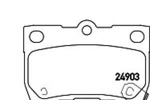 Тормозные колодки для моделей: TOYOTA (CROWN, MARK,MARK,CROWN), TOYOTA (FAW) (CROWN,PRIUS,REIZ,CROWN,REIZ,PRIUS)