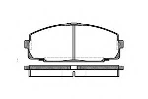 Тормозные колодки для моделей: TOYOTA (HIACE, HIACE,HIACE,HIACE,HIACE,HIACE,DYNA,DYNA)