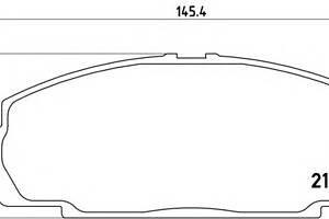 Тормозные колодки для моделей: TOYOTA (HIACE, HIACE,HIACE,HIACE,HIACE,HIACE,DYNA,GRANVIA)